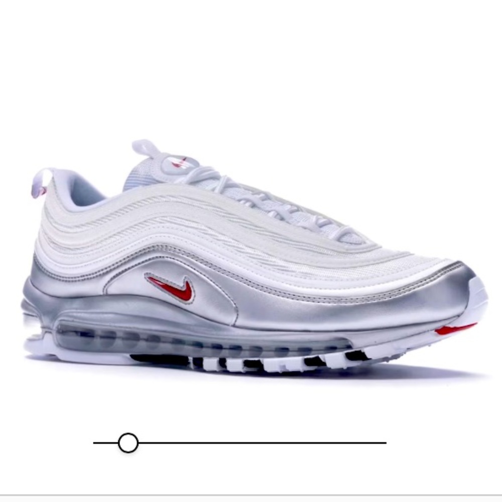 Nike Air Max 97 'Silver White' AT5458-100 Mens Size 13